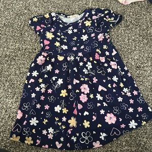 3 T flower heart dress